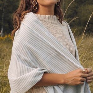 Tribe Alive Be Kind Upcycled Denim Scarf